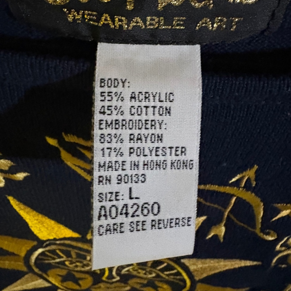 Bob Mackie Wearable Art Sweater - image 2